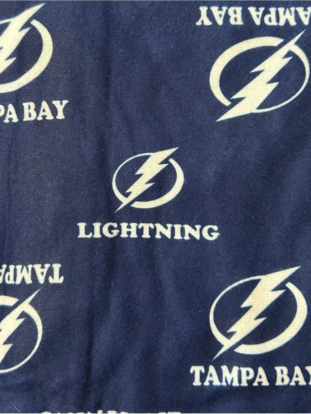NHL Tampa Bay Lightning Fleece Footed Infant Sleeper Romper Sz. 18 months NEW